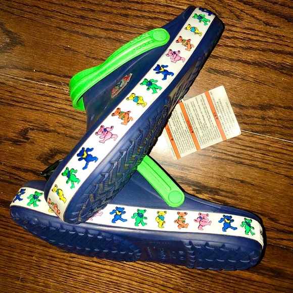 GRATEFUL DEAD Crocs 50th Anniversary M9 W11 NWT - Picture 16 of 17